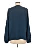 Blind Date Teal Long Sleeve Blouse Size M - photo 2