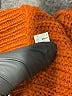 Unbranded 100% Acrylic Orange Pullover Sweater Size L - photo 8