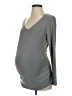 Time and Tru Gray Long Sleeve T-Shirt Size S - photo 1