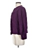 A New Day 100% Rayon Purple Long Sleeve Blouse Size S - photo 5