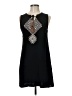 THML 100% Rayon Argyle Black Casual Dress Size M (estimated) - photo 1
