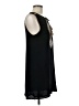 THML 100% Rayon Argyle Black Casual Dress Size M (estimated) - photo 4