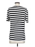 Shein Stripes Silver Short Sleeve T-Shirt Size S - photo 2