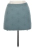 Sampeel Chevron-herringbone Teal Casual Skirt Size S - photo 2