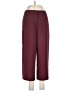 Halogen 100% Polyester Solid Burgundy Casual Pants Size 8 (petite) - photo 1