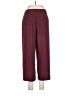 Halogen 100% Polyester Solid Burgundy Casual Pants Size 8 (petite) - photo 2