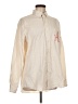 Port Authority Stars Ivory Long Sleeve Button-Down Shirt Size M - photo 1