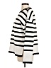 Aqua Stripes White Pullover Sweater Size M - photo 5