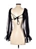 Unbranded Black 3/4 Sleeve Blouse Size S (estimated) - photo 2