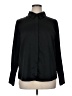 Halogen Solid Black Long Sleeve Blouse Size XL - photo 1