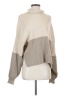Le Lis Color Block Tan Turtleneck Sweater Size XS - photo 1