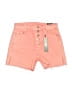 Tractr Orange Denim Shorts Size 00 - photo 1