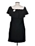 Charles Henry Solid Black Casual Dress Size XS - photo 2