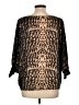 Vince Camuto Gold 3/4 Sleeve Blouse Size 12 - photo 2