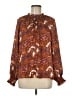 Pinch 100% Polyester Brown Long Sleeve Blouse Size M - photo 1