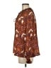 Pinch 100% Polyester Brown Long Sleeve Blouse Size M - photo 5