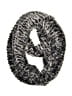 Modena 100% Polyester Gray Black Scarf One size - photo 1