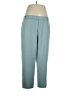 Avec Les Filles 100% Polyester Solid Teal Casual Pants Size XL - photo 1