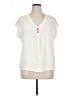 Just Be... 100% Polyester Ivory Short Sleeve Blouse Size 1X - photo 1