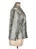Kathryn Animal Print Silver 3/4 Sleeve Blouse Size XL (estimated) - photo 4