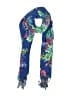 Unbranded Floral Blue Scarf One size - photo 1