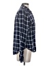 Paige 100% Viscose Plaid Blue Long Sleeve Button-Down Shirt Size S - photo 4