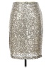 Cable & Gauge Metallic Silver Formal Skirt Size 30 waist (estimated) - photo 2