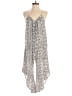 J Valdi Animal Print Silver Gray Romper Size XS - photo 1