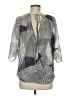 Waverly Grey Gray 3/4 Sleeve Blouse Size 6 - photo 2