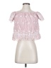 Hollister 100% Polyester Pink Short Sleeve Blouse Size S - photo 1