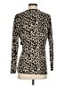 Foxcroft Animal Print Tan Cardigan Size XS - photo 2