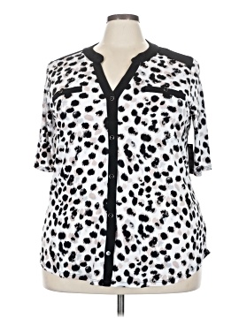 Elie Mc Carthey Short Sleeve Blouse