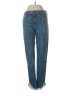 Just Black Solid Blue Jeans Size 27 waist - photo 1