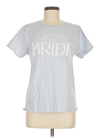 Miss To Mrs Short Sleeve T Shirt - front