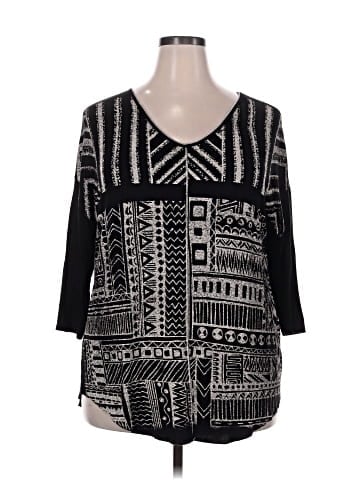 Edista 3/4 Sleeve Blouse (view 1)