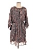 Floreat Paisley Gray Casual Dress Size M - photo 1