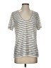 Lucky Brand Silver Short Sleeve Top Size S - photo 1