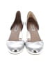 Saks Fifth Avenue Metallic Silver Heels Size 6 1/2 - photo 2