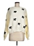 Shein 100% Polyester Polka Dots Ivory Pullover Sweater Size 6 - photo 1
