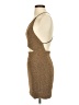 Hello Molly 100% Polyester Metallic Brown Cocktail Dress Size 2 - photo 5