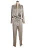 OVERLOVER 100% Polyester Metallic Gray Jumpsuit Size M - photo 1