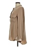 Lauren Vidal 100% Polyester Tan Long Sleeve Blouse Size M - photo 5