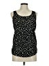 The Limited 100% Polyester Black Tank Top Size M - photo 1
