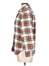 J.Crew 100% Cotton Plaid Orange Long Sleeve Button-Down Shirt Size 10 - photo 5