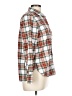 J.Crew 100% Cotton Plaid Orange Long Sleeve Button-Down Shirt Size 10 - photo 4