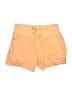 Athleta 100% Linen Solid Orange Shorts Size 2 - photo 1