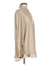Old Navy 100% Polyester Solid Tan Long Sleeve Blouse Size L - photo 4