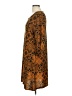 Robert Louis Print Brown Casual Dress Size L - photo 5