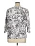 Alfred Dunner Animal Print Silver 3/4 Sleeve Top Size XL - photo 2