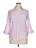 A. Byer Pink 3/4 Sleeve Button-Down Shirt Size XL - photo 1